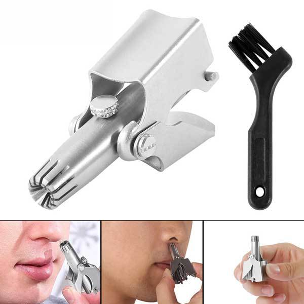 Nose Hair Trimmer Ear Portable Razor Manual Cutter Nasal Shaver Clean Trimmer