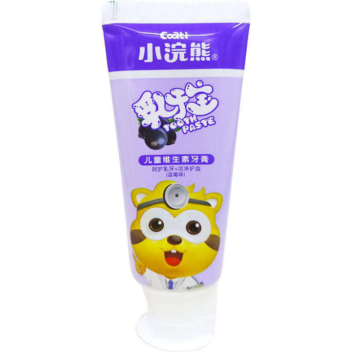 Little%20Raccoon%20Children's%2070g%20Baby%20Fluoride%20Free%20Protection%20Toothpaste%20During%20Teeth%20Replacement%20Fruit%20Flavor%20Blueberry%20Cranberry%20-%20Image%202