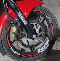 FAZER | YAMAHA FAZER | V2 | YAMAHA | Wheel Rim Stickers |  FAZER Rim sticker | Bike sticker || Bike full set Sticker- ( Waterproof & Premium quality) | customize sticker |. 