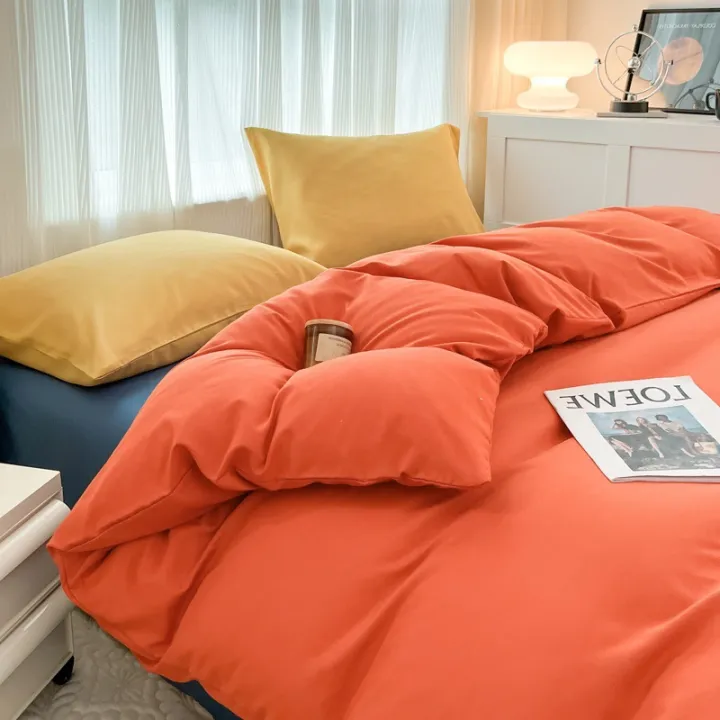 Factory%20wholesale%20solid%20color%20four-piece%20set%20simple%20washed%20sanded%20duvet%20cover%20ins%20wind%20quilt%20cover%20dormitory%20summer%20bedding%203%20-%20Image%206