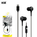Single earbud－C neutral in-ear C hands-free with microphone KM/K28 machine TYPE headphones dynamic type. 
