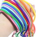 Mobile Phone 1.5m Wire Cord Rope Protector USB Charging Cable Bobbin Winder Data Line Earphone Cover.
