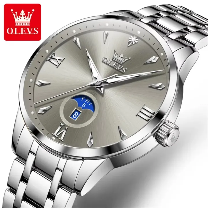 Olevs%203646%20Stainless%20Steel%20Analog%20Wrist%20Watch%20For%20Men%20-%20Image%203