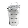 Stainless Steel Tiffin Carrier- 4 Bowl/ Bati Set Stackable.