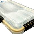 Fishing Tackle Box, Sun Protection Waterproof Tray, Thicker Floating Airtight Stowaway with Adjustable Dividers for Freshwater Saltwater Storage Box. 