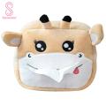 Car Tissue Case Adorable Cartoon Cute Pink Pig Plush Tissue Box.