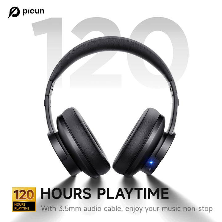 Picun%20B8%20Bluetooth%20Headphones,%20120%20Hours%20Headset%20Wireless,%203EQ%20Game%20Mode,%20Hands-Free%20Calls,%20Travel%20Home%20Office%20Cellphone%20PC%20-%20Image%202