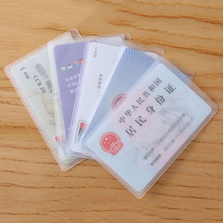 10/5/3%20Pcs%20Transparent%20PVC%20Card%20Holder,%20Safe%20Your%20bank%20card%20from%20Damage/Scratch%20-%20Image%202