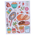 Food Pattern Wall Sticker Self Adhesive Vinyl Removable Decal Kitchen Decor Home. 