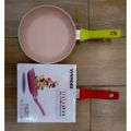Non-stick frying frying pan 16cm marble stone coating and silicone handle-electric oven - Great Value. 