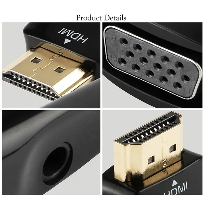 VAORLO%20HDMI%20To%20VGA%20Converter%20Male-Female%2015%20Pin%20Adapter%20With%20Audio%20FHD%201080P%20720P%20480P%20For%20PC%20Laptop%20T%20V%20Box%20PC%20Display%20Projector%20-%20Image%208