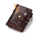 Jeep Black 100% Leather Wallet For Man - Wallet For Men - Wallet.