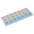 7 Days Medicine Kit box organizer with 21 grids Week day medicine box from Morning-noon-night - Medicine Box. 