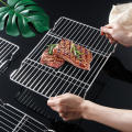 【Great Selection】 Sturdy Cake cooling rack Stackable Metal Nonstick Baking tray Grid net Cookies biscuit stand for Home baking Professional bakery Pastry Kitchen essential Cooling and drying solution.