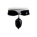 Gothic Vampire Pendant Choker Necklace Red Crystal Velvet Chain for Women and Girls.