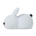 Colorful Silicone Rabbit Night Light Cute Rabbit LED Night Light USB rechargeable Animal Rabbit Silicone Soft Cartoon Baby Lamp for Children Gift. 