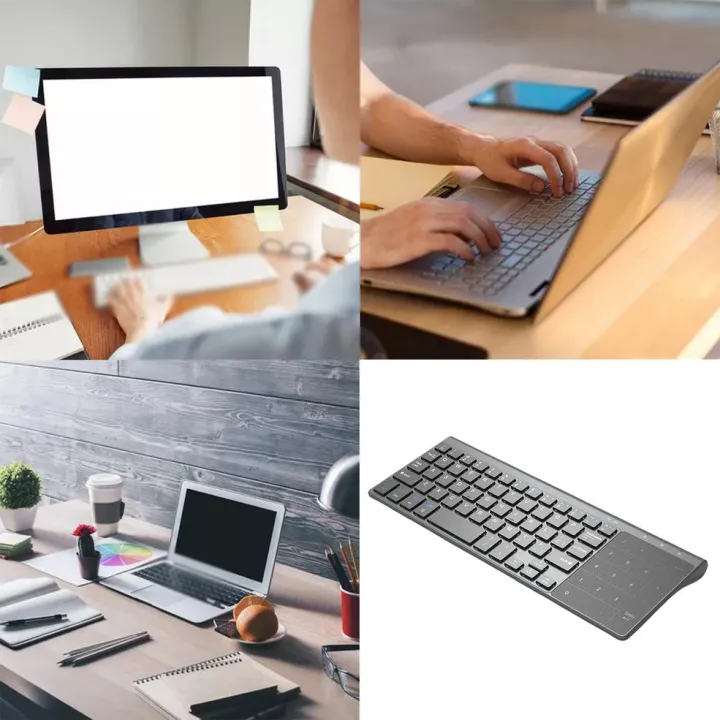 Thin%202.4GHz%20USB%20Wireless%20Mini%20Keyboard%20with%20Number%20Touchpad%20Numeric%20Keypad%20for%20Tablet%20Desktop%20Laptop%20PC-Silver%20gray%20-%20Image%203