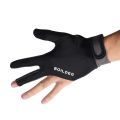 Billiards Glove Three Finger Pool Cue Snooker Shooter Mitt Elastic Left Hand Women Men Black Silicone. 