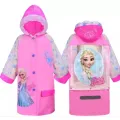 1Pcs Student Raincoat for Kids Boys and Girls With School Bag Pocket Waterproof Rain Coat for Children (Random Design)- (5yers to 15 years). 