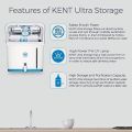 KENT Ultra Storage UV Water Purifier  | UV+UF Water Purification | Wall Mountable | 8L Storag (Not Suitable for Borewell or tanker water). 