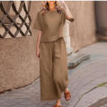 Women two-piece set loose and fashionable large size women's clothing. 