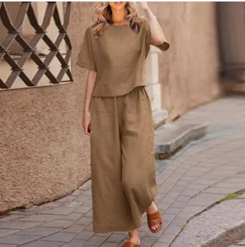 Women%20two-piece%20set%20loose%20and%20fashionable%20large%20size%20women's%20clothing%20-%20Image%205