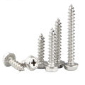 5 -10 pcs 304 Stainless Steel Self-Tapping Phillips Hex Screw Cross Hexagonal Flange Cross Head Screws Wood Nail M3 M4 M5 M6. 