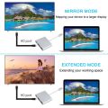 Type-C HUB USB C To HDMI Cable Adapter Splitter C 3 IN 1 4K 3.0 PD Fast Charging Smart Adapter For MacBook Dell.