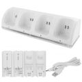 2pcs/4pcs Rechargeable Batteries For Nintendo Wii Gamepad Battery Charger for Wii Remote Controller Charging Dock Station. 