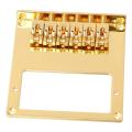 2021 6 Roller Saddle 6 String Humbucker Guitar Bridge for Tele Telecaster Guitar (Gold).