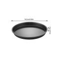 Round Pizza Plate Pan Deep Dish Tray Carbon Steel Non-stick Mold Baking Mold. 