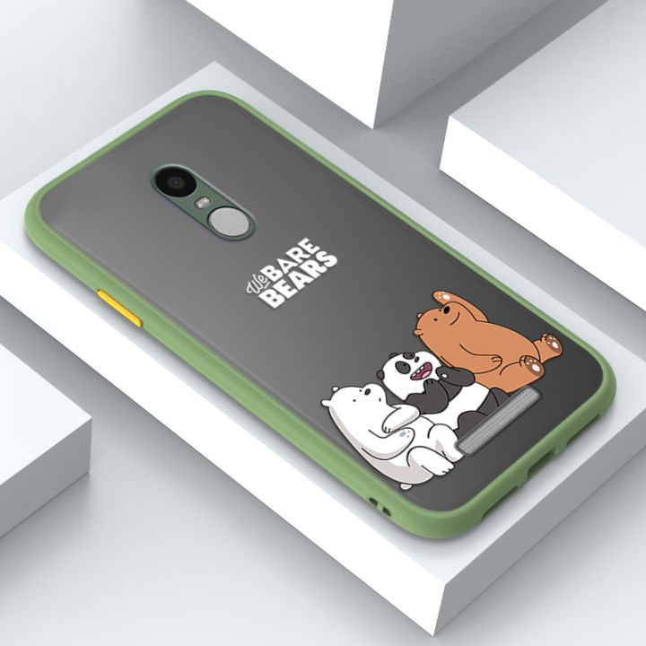 UCUC%20for%20Redmi%20Note%203%20/%20Note3%20Pro%20Back%20Cover%20We%20Bare%20Bears%20Frosted%20Transparent%20Hard%20Phone%20Case%20Shockproof%20Full%20Cover%20Camera%20Protect%20Case%20for%20Man%20and%20Boys%20-%20Image%202
