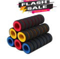 Sponge Soft Foam Handle Nonslip Grip Cover For Bicycle 1 Pair (2 pcs) (Multicolor). 