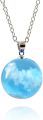Pendant Necklace Women Blue Sky White Cloud Chain Female Necklace Fashion Jewelry Gifts for Girl.