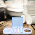 for Oral B Portable Electric Toothbrush Holder Travel Safe Case Box Toothbrush Camping Storage Case with 4 Brush Head Box. 