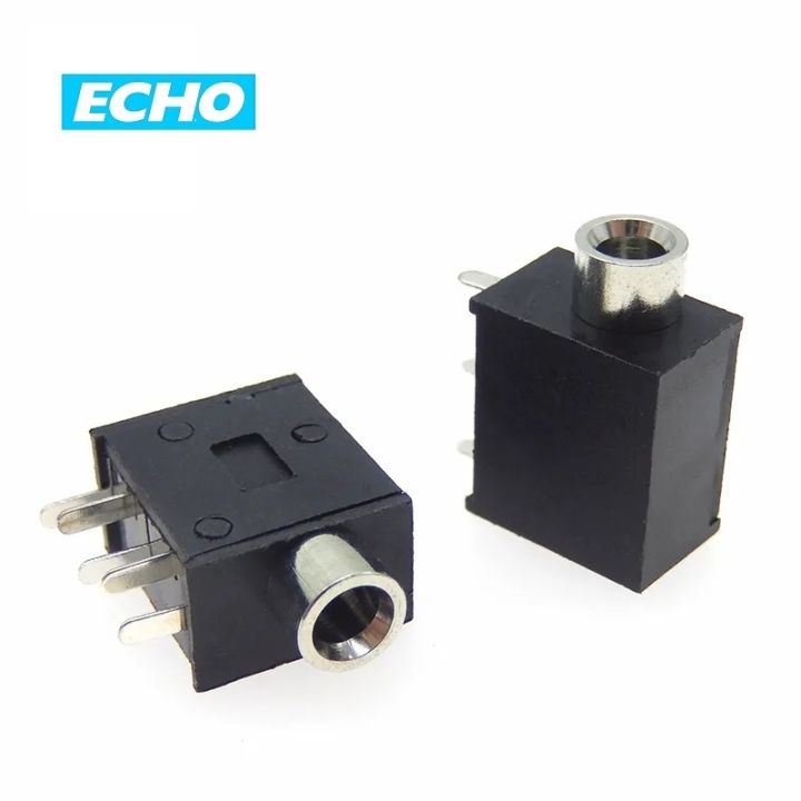 2Pcs-%20PCB%20Mount%203.5mm%205Pin%20Socket%20PJ325%20for%20Headphone%20Stereo%20Jack%20Audio%20Video%20Connector%20Black%20-%20Image%205