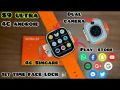 Ultra S9 Android 4G/5G Smartwatch With Dual Camera 4GB/64GB (Body Color-Golden with double Straps). 