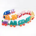 Train Alphabet Toys Set A to Z Letters Kids Toy Educational Gifts Favor Partychildren Trackless Letter Toddler Learning Toy. 