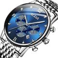 OLEVS 2868 Stainless Steel Chronograph Watch For Men. 