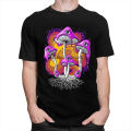 Fashion Classic Men's Psychedelic Psilocybin Harajuku T-shirt Magic Mushrooms Tshirt Short Sleeved T Shirt Summer Fungi Tees.