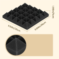 36 Pack 9.8X 9.8X 2 Inch Pyramid Acoustic Foam Sound Proof Foam for Wall,Studio, Home and Office. 