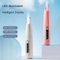 【Special Promotion】 Grooming Tool Kit Rechargeable Electric Dog Clippers with LED Light Cat Paws Trimmer Low Noise Pink White Electric Pet Trimmer.