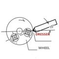 NXFDSIOZ 2X Octahedron Tip Diamond Dresser for Grinding Wheel Grinder Stone Tool Dressing Pen Repair Parts. 