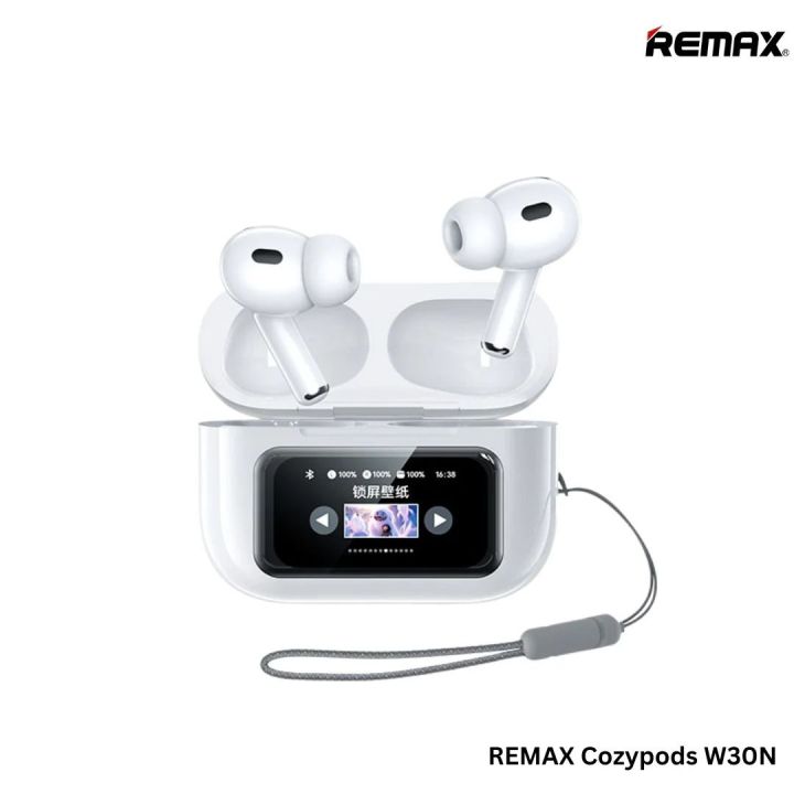 REMAX%20CozyPods%20W30N%20TWS%20Airpods%20Pro%202nd%20Generation%20Noise-Cancelling%20ANC%20True%20Wireless%20Earbuds%20with%20Touchscreen%20-%20Image%204