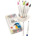 Baoke Dual Tip Colorful Marker Pen 12 Colors.