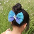 Hair Clips for Women, Snowflake Hair Accessories, Crystal Hair Ties Girls, Hairpins Blue Hair Scrunchies Headbands.