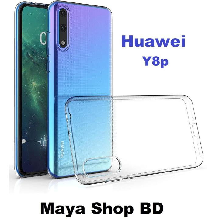 Tpu Transparent Back Cover For Huawei Y8P - Camera
