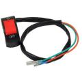 Handle Bar Hazard Light Double Control Switch Button, Black. 