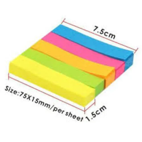 Multi%20Color%20Sticky%20Notes%20500%20Sheets%203%C3%973%20Inch%20Self%20Adhesive%20Post%20It%20Notes%20Flags%20-%20Image%203