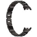 (COD Available) For Xiaomi Band 9 / 9 NFC Diamond Three Beads Stainless Steel Metal Watch Band. 